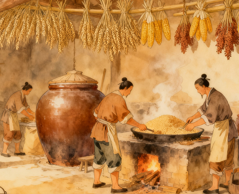 鄚匠酒酿造工艺